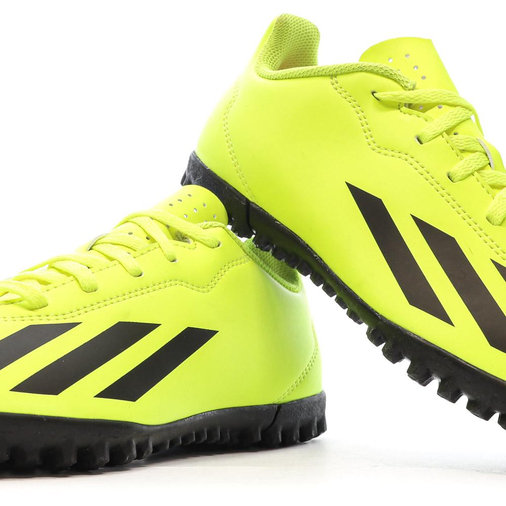 Chaussures de Foot Jaunes Enfant Adidas X Crazyfast Club TF vue 7