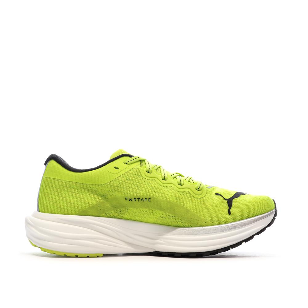 Chaussures de Running Jaunes Homme Puma Deviate Nitro 2 vue 2