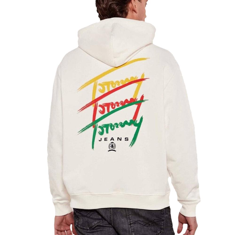 Sweat Blanc Homme Tommy Hilfiger DM0DM21372 vue 2