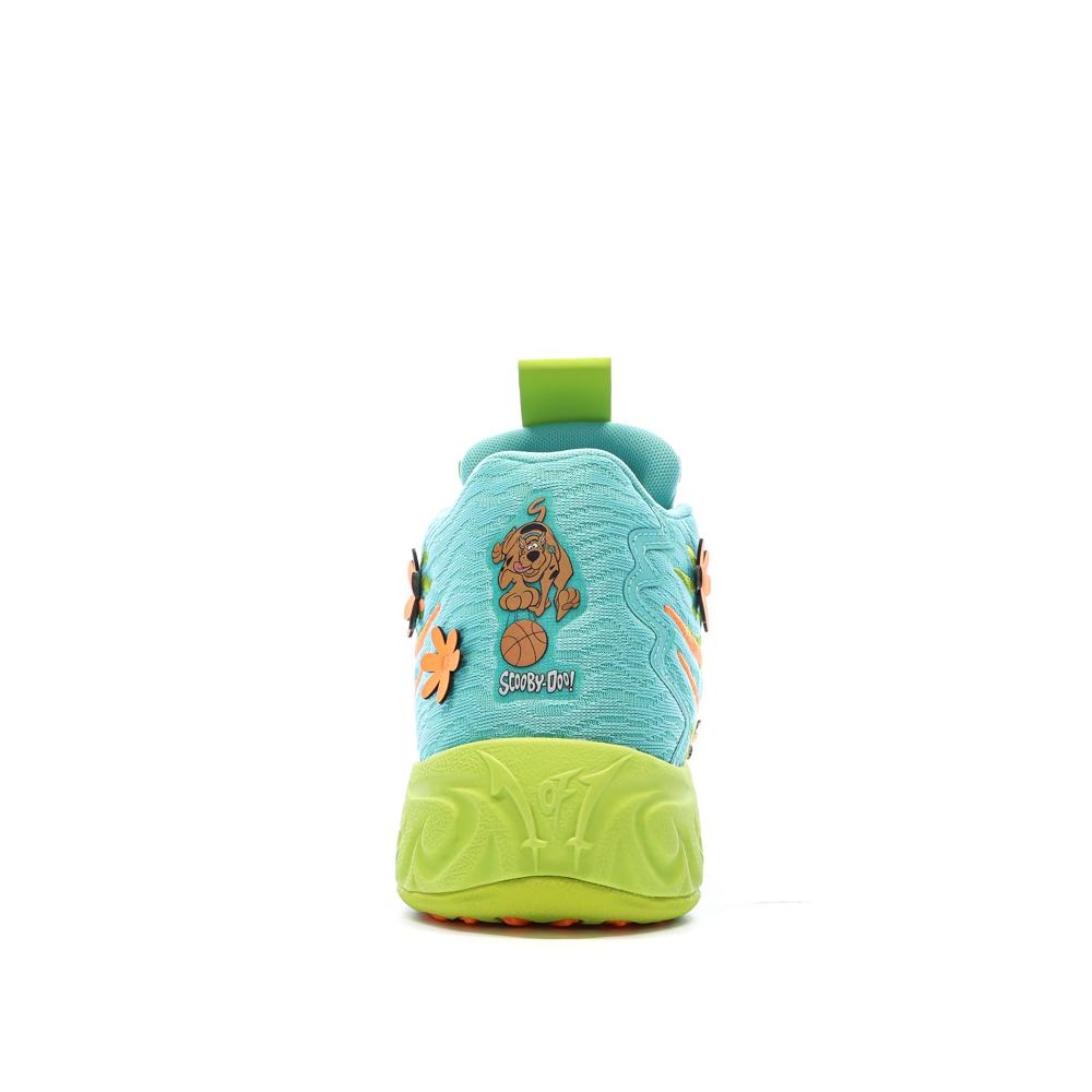 Chaussures de Basketball Turquoise/Vert Homme Puma Mb.04 Scooby Doo vue 3
