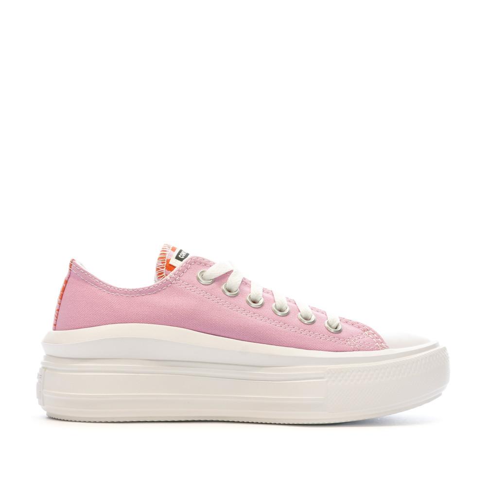 Basket Rose Femme Converse All Star Move vue 2