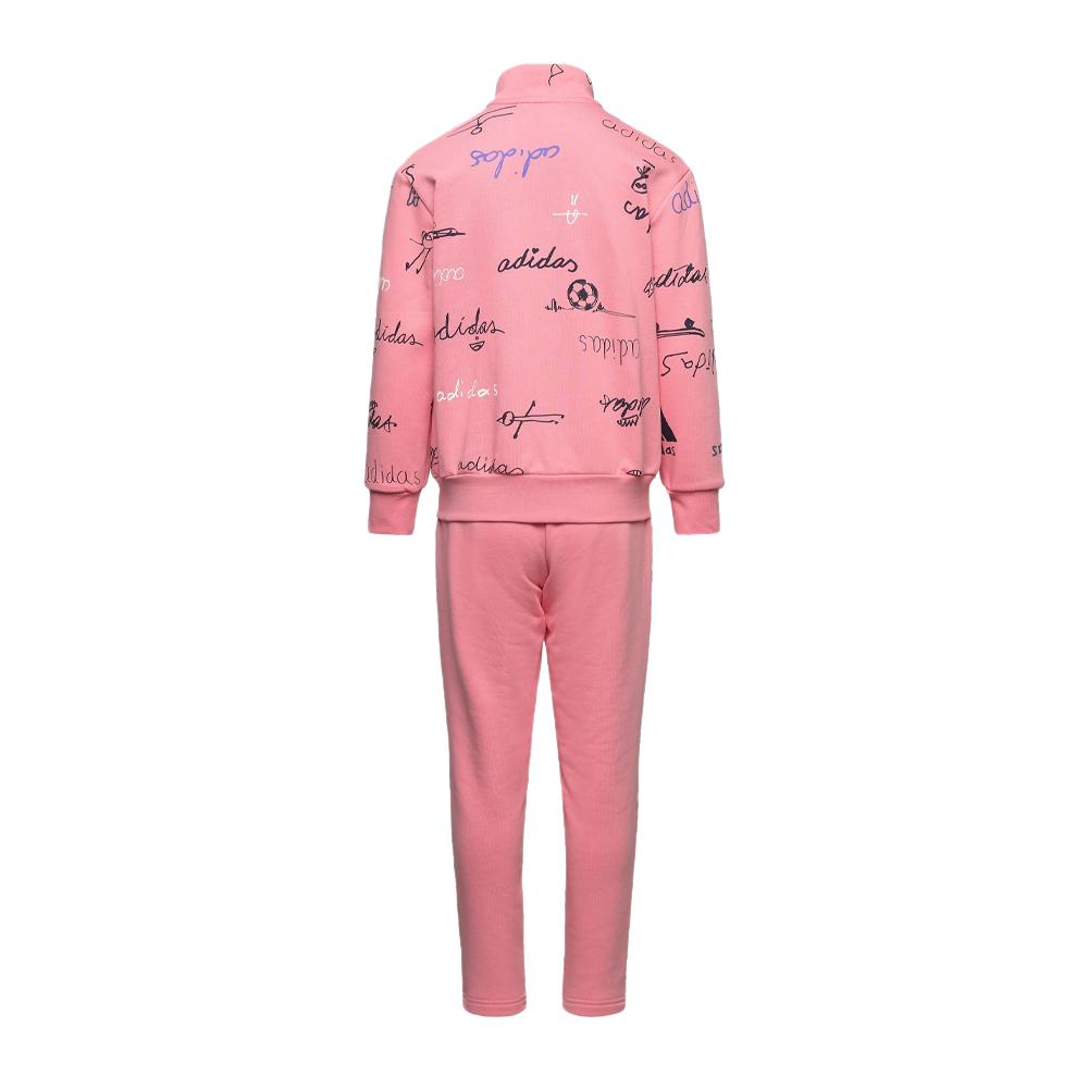 Survêtement Rose Fille Adidas Bluv vue 2