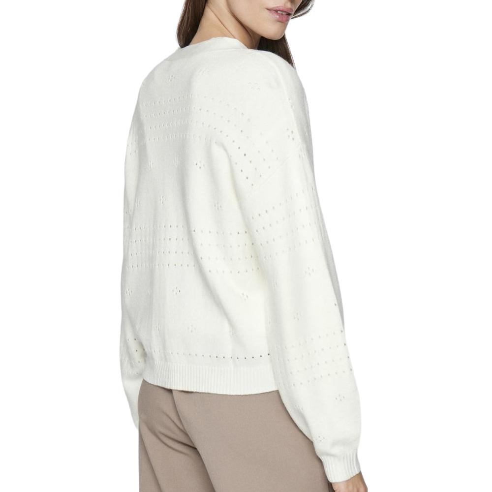 Gilet Blanc Femme Vila Viril Vneck vue 2