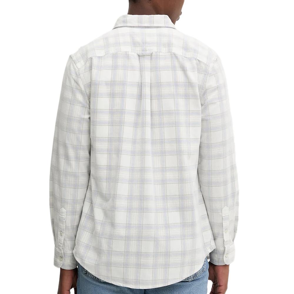 Chemise Blanc/Beige/Bleu Homme Tommy Hilfiger DM0DM22408 vue 2