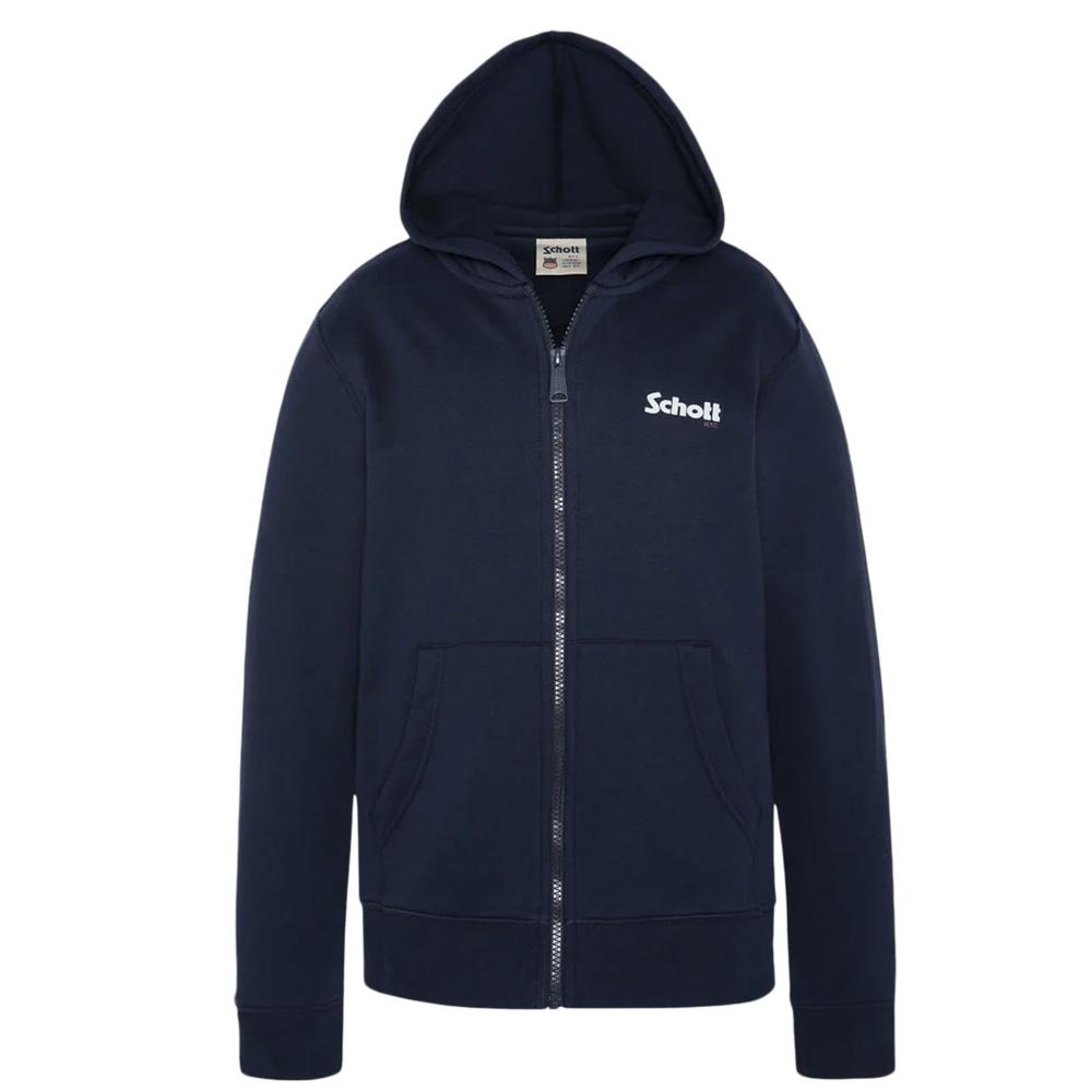 Sweat à capuche Marine Garçon Schott SAM pas cher