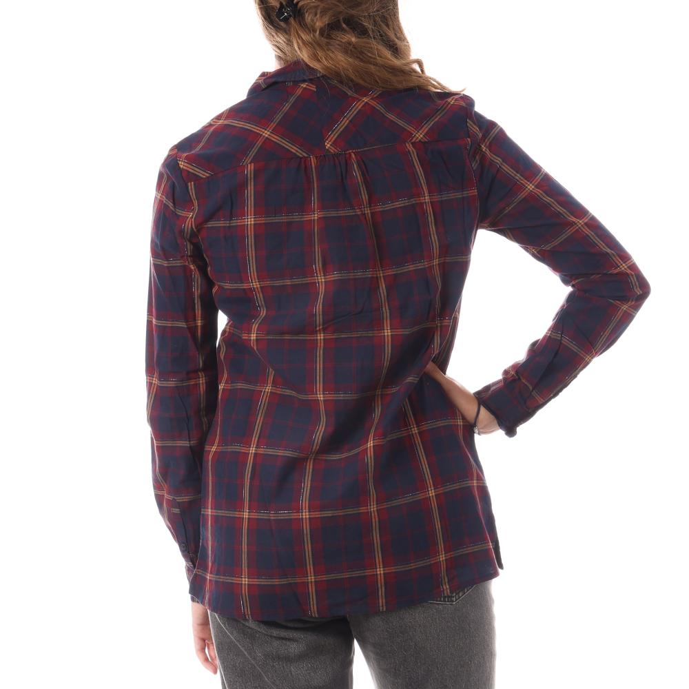 Chemise Marine/Rouge Femme Teddy Smith Central vue 2
