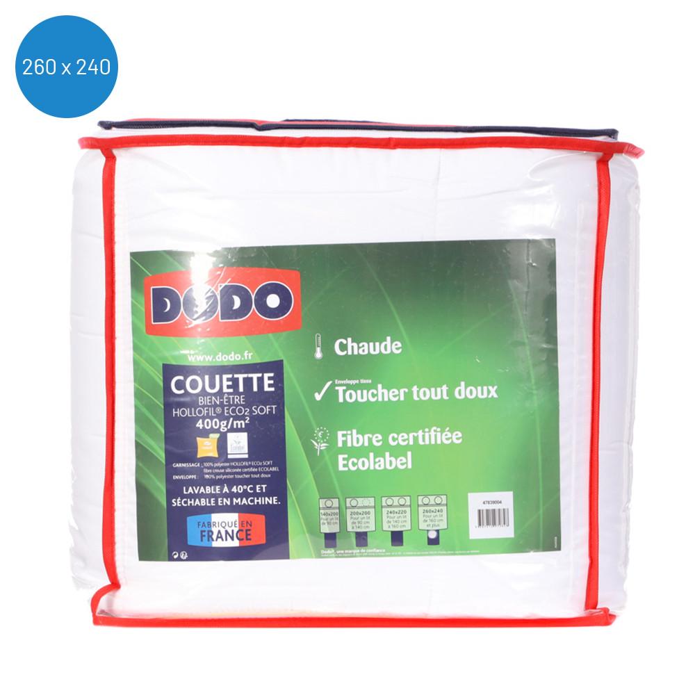 Couette Synthétique Dodo Chaude Bien Etre 260x240 pas cher