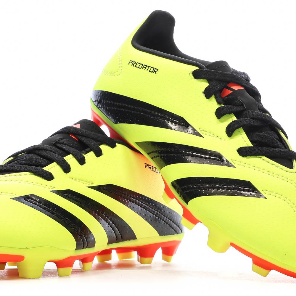 Chaussures de Foot Jaunes Junior Adidas Predator Club FxG vue 7