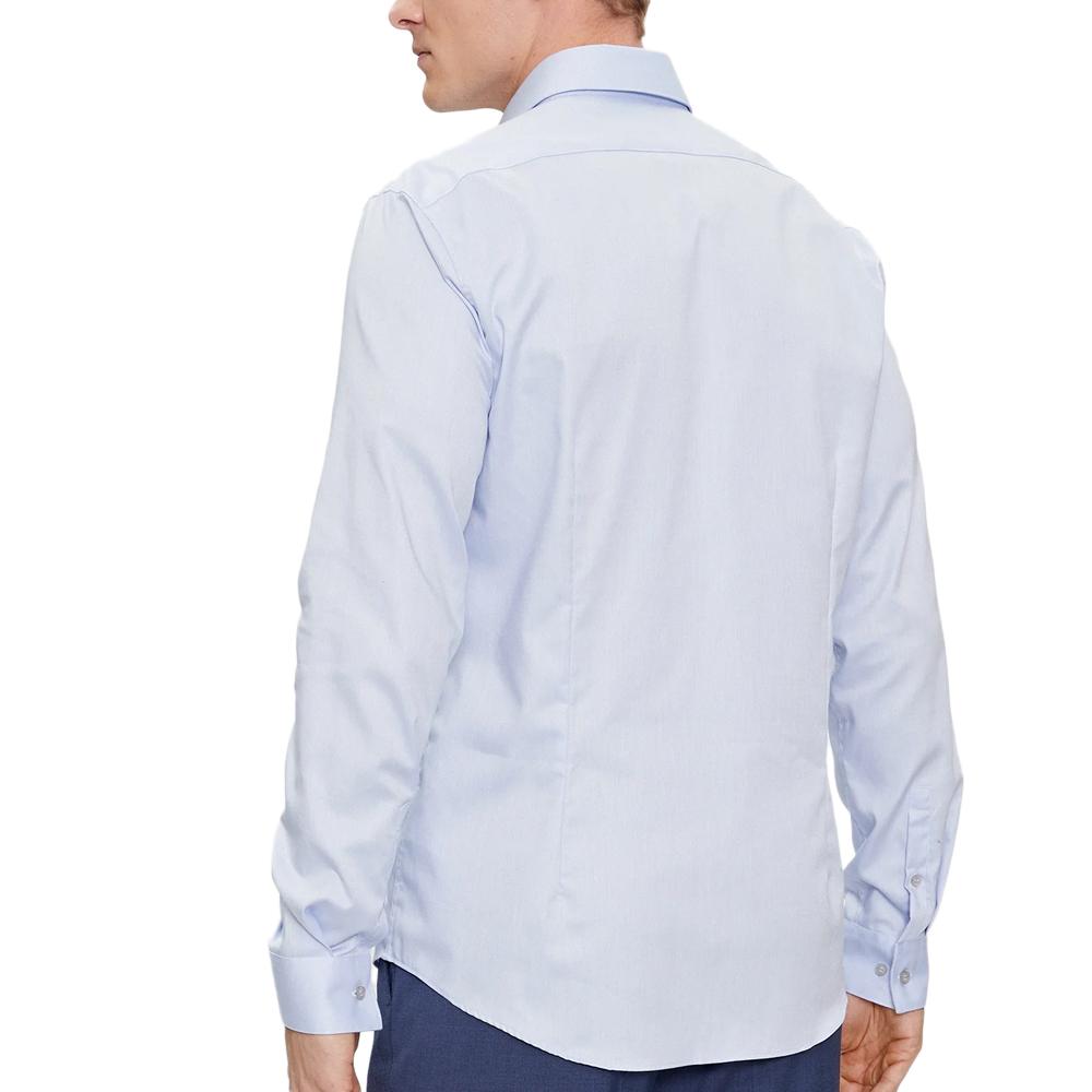 Chemise Bleu Homme Calvin Klein Jeans Twill vue 2