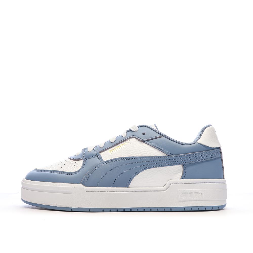 Baskets Blanches/Bleu Homme Puma Pro Classic 380190 pas cher