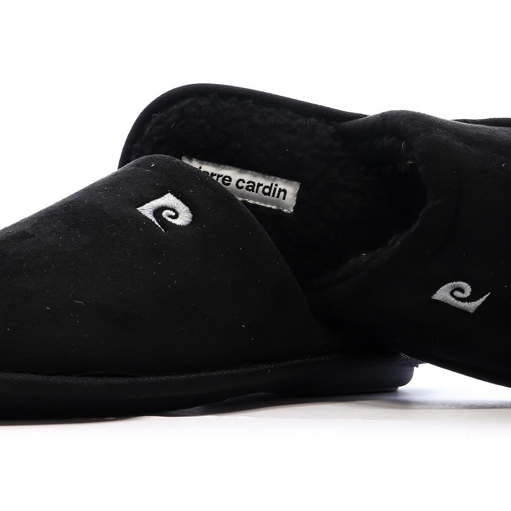 Chaussons Noir Homme Pierre Cardin Bouclettes vue 5