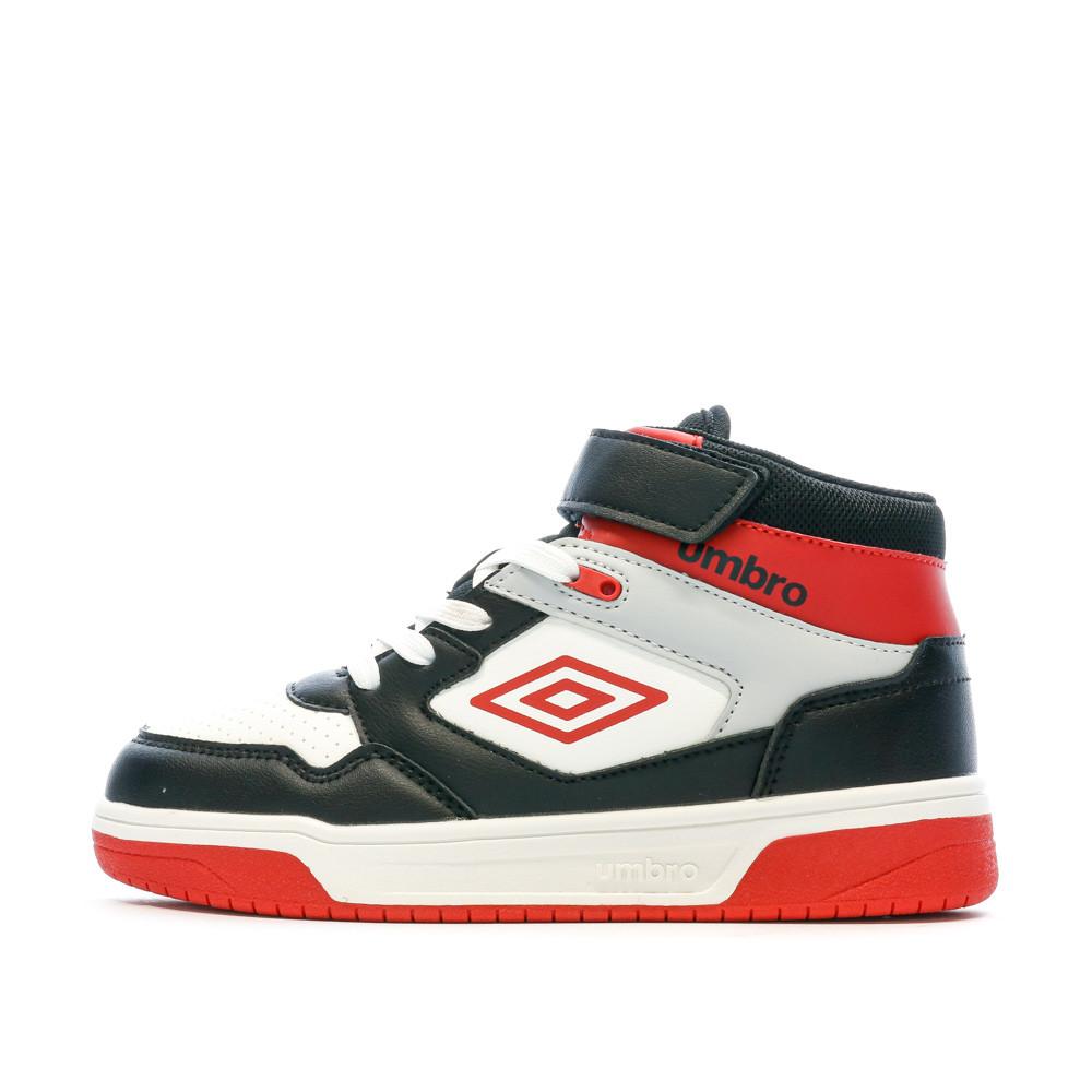 Baskets Rouges/Noires/Blanches Garçon Umbro Olly pas cher