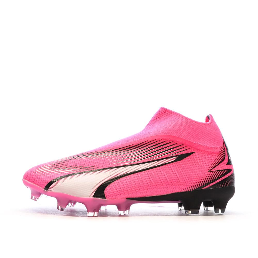 Chaussures de Foot Roses Homme Puma Ultra Match+ Ll FG/AG pas cher