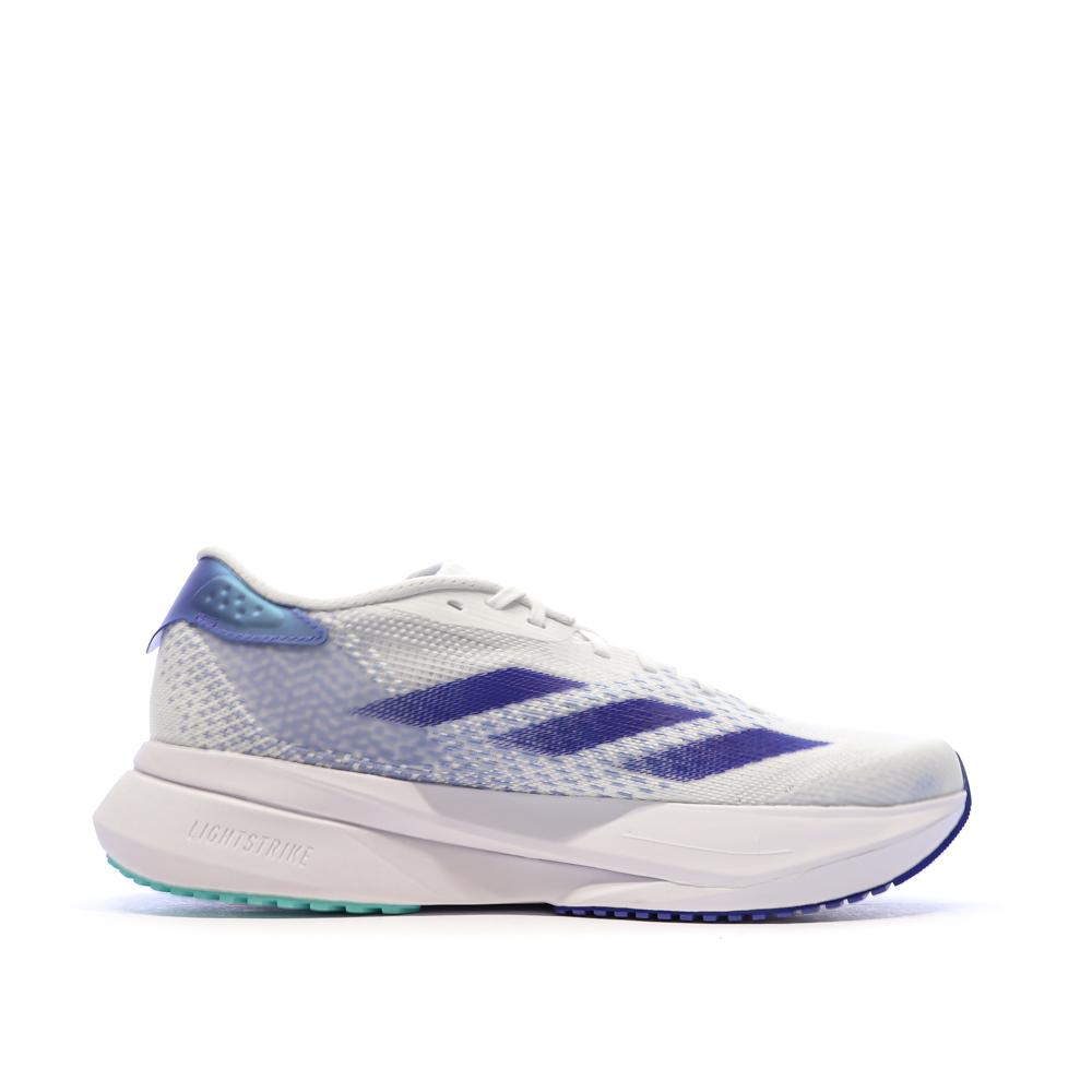 Chaussures de running Bleu/Blanc Homme Adidas Adizero Sl2 vue 2