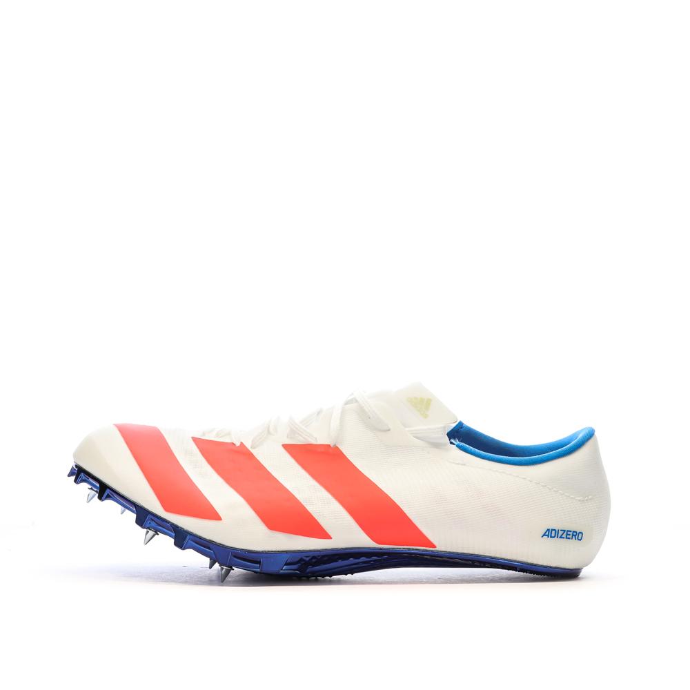 Chaussures d'athlétisme Bleu/Blanc/Rouges Homme Adidas Adizero Prime pas cher