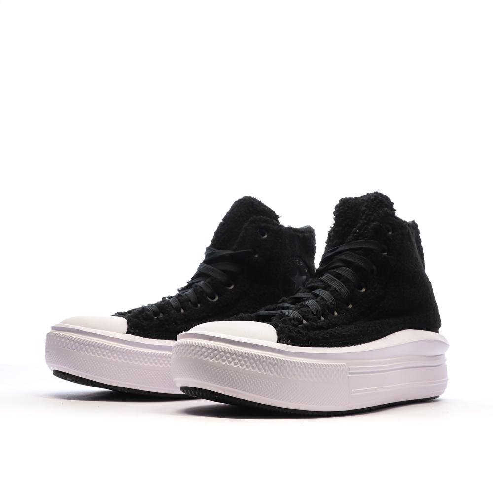 Baskets Noires Femme Converse Chuck Taylor All Star Move vue 6