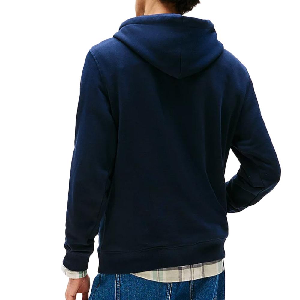 Sweat Marine Homme Tommy Hilfiger Linear Logo vue 2