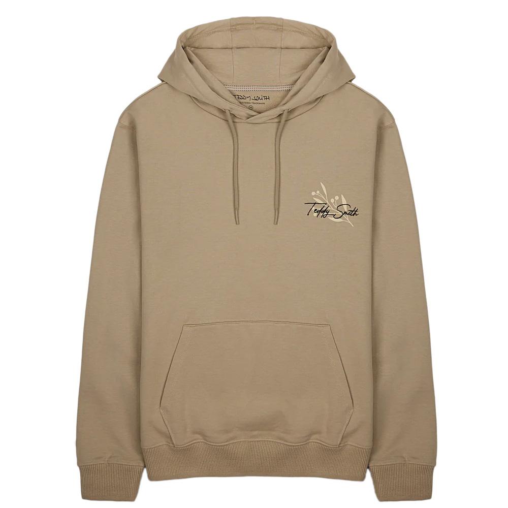 Sweat à Capuche Beige Homme Teddy Smith Wanes pas cher
