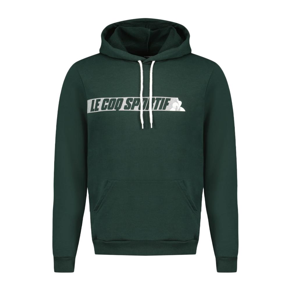 Sweat Vert Homme Le Coq Sportif Contemporain Sp Hoody N°1 pas cher