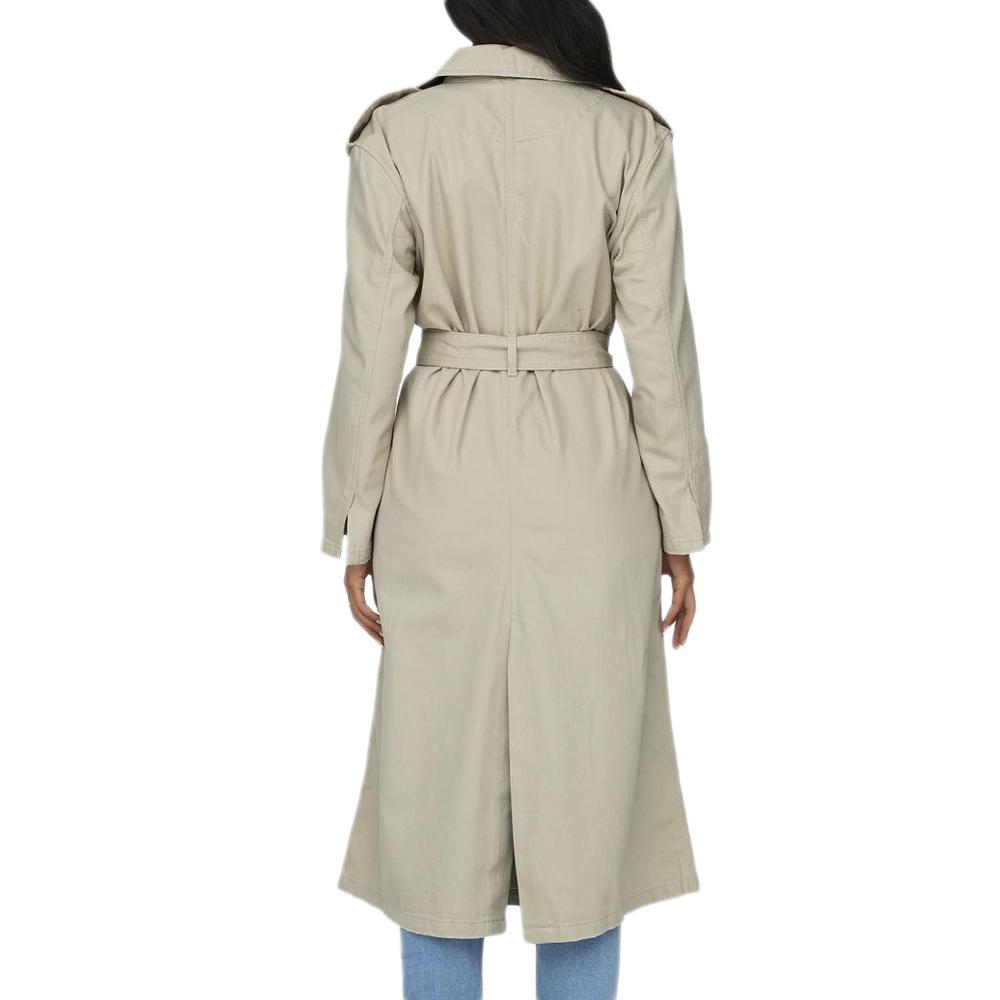 Manteau Beige Femme Only Manila Washed vue 2