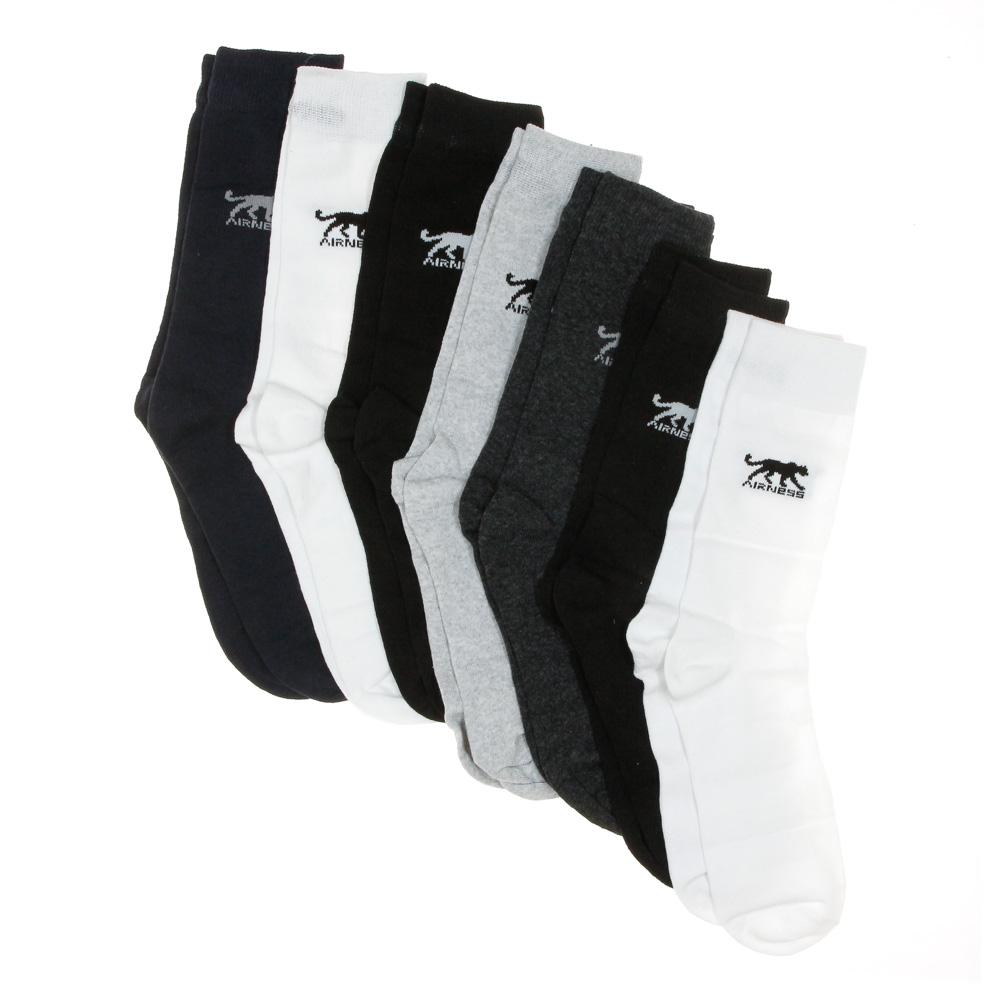 Chaussettes Noires/Grises/Blanches Homme Airness 1/414/109 pas cher