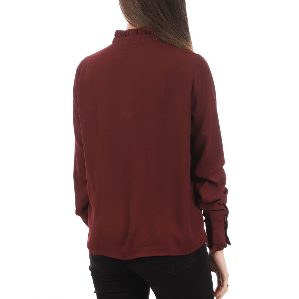 Blouse Bordeaux Femme JDY Melisa vue 2