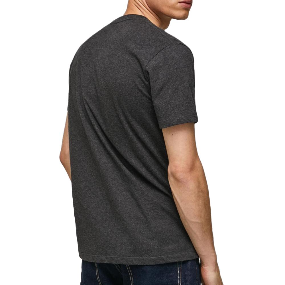 T-shirt Gris Homme Pepe Jeans Original Stretch PM508210 vue 2