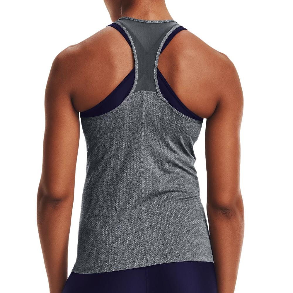 Débardeur Gris femme Under Armour Racer vue 2