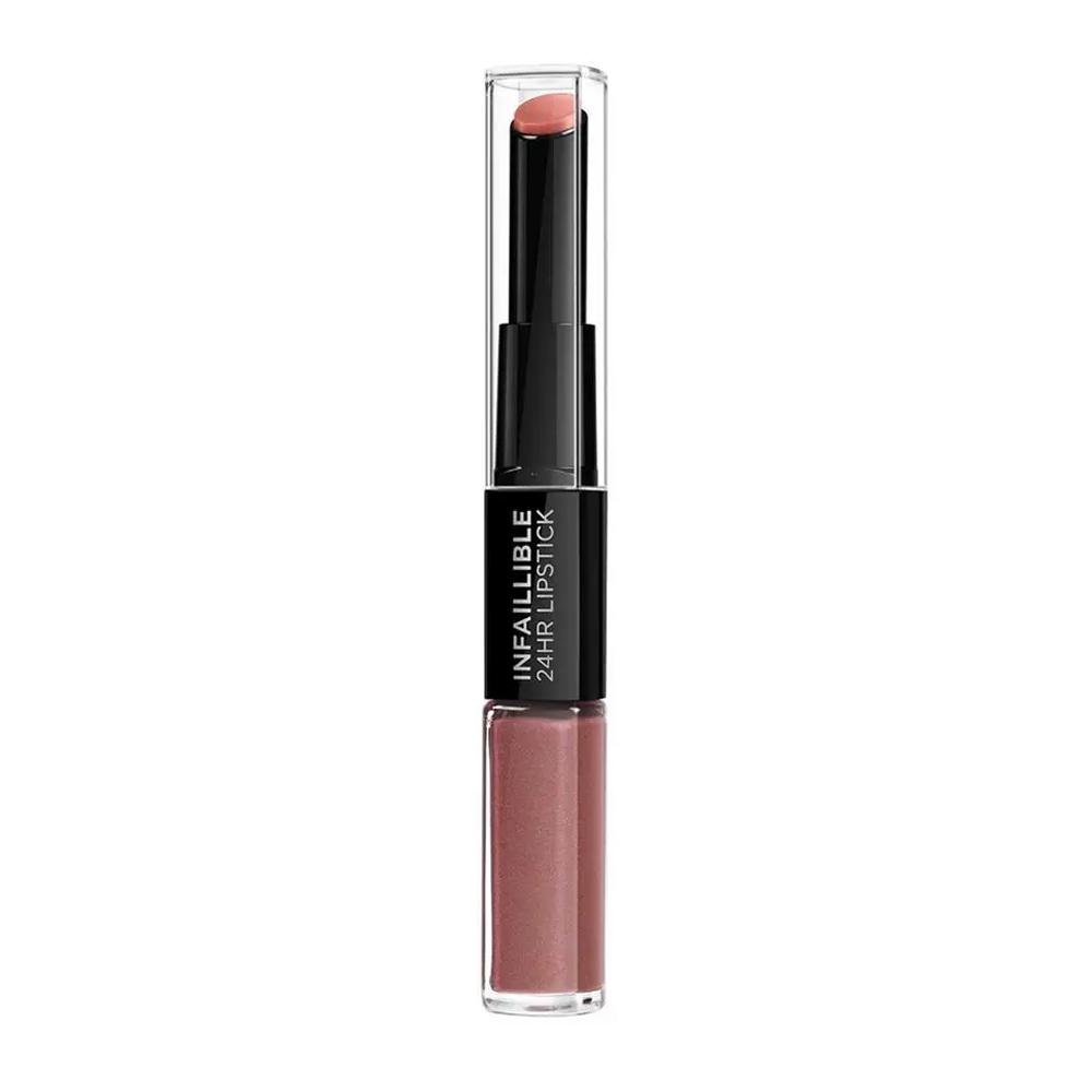 Rouge à Lèvres Longue Tenue Infaillible 24H Duo L'Oréal Paris 312 Incessant pas cher