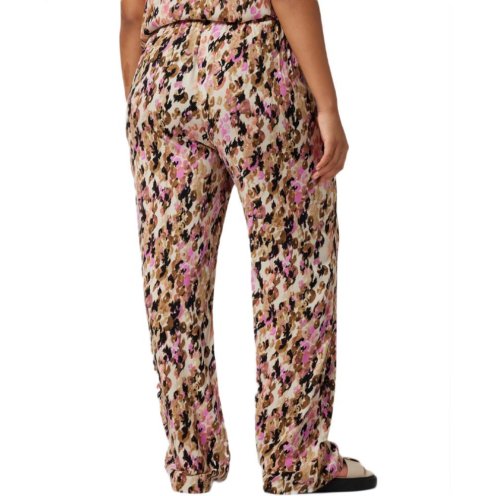 Pantalon Beige à Motifs Femme Vero Moda Curve Easy Hw Wide vue 2