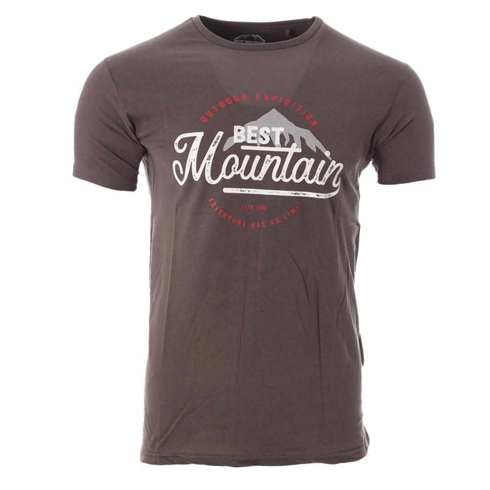 T-shirt Marron Homme Best Mountain 2009 pas cher