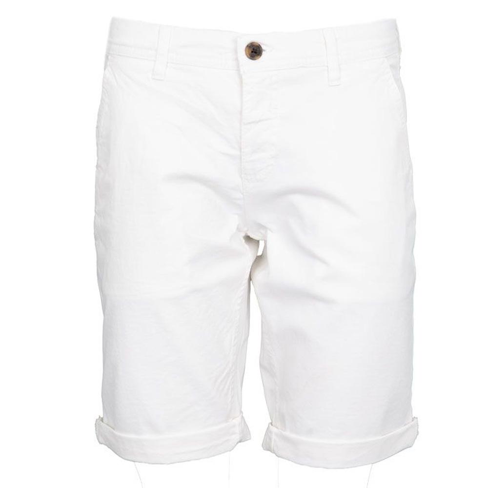 Short Blanc Homme Paname Brothers Bermuda Chino pas cher