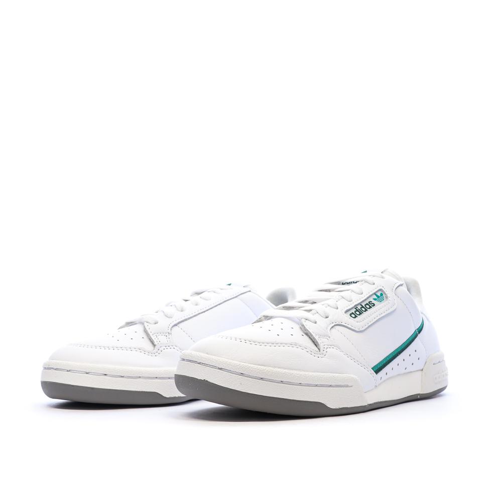 Baskets Blanches Mixte Conti Adidas Continental 80 vue 6