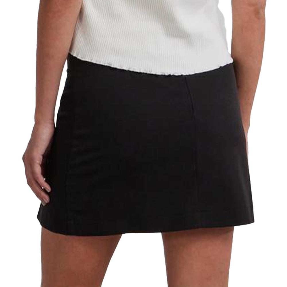 Jupe Noire Femme Pieces Thelma vue 2