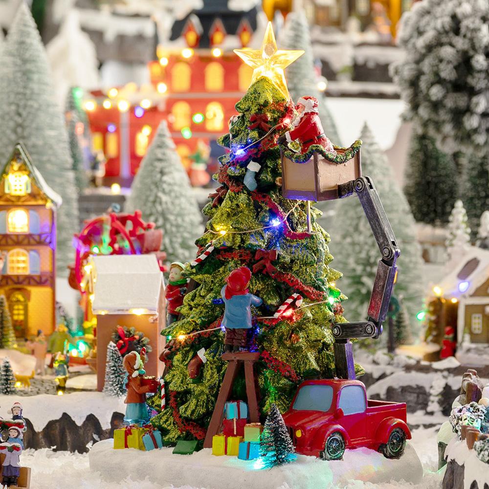 Déco de Noel Vert Sapin Atmosphera KALD vue 2