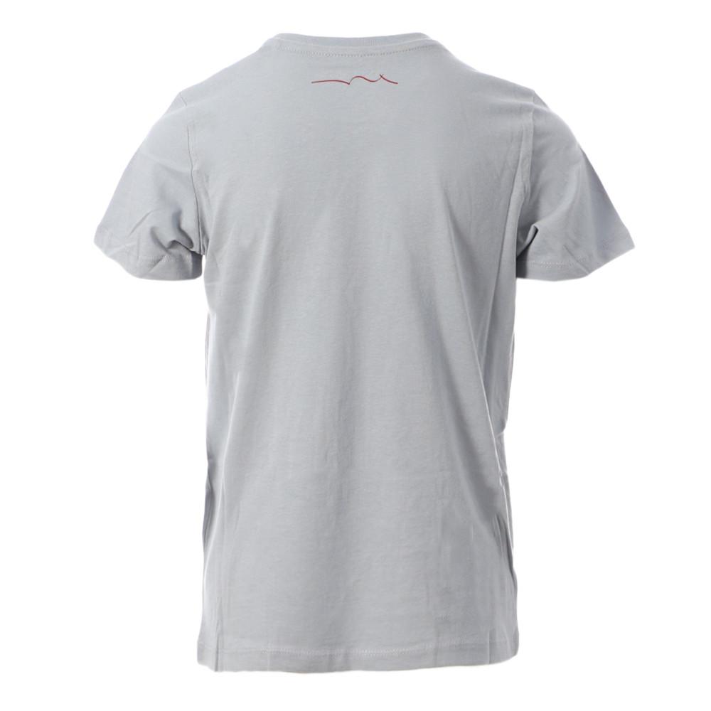 T-shirt Gris Garçon Teddy Smith Tnark vue 2