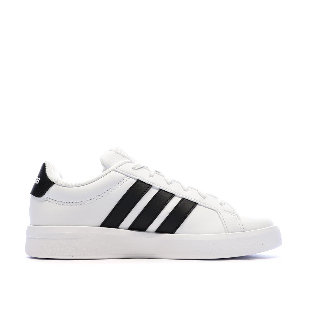Baskets Blanc/Noir Adidas Grand Court 3.0 vue 2