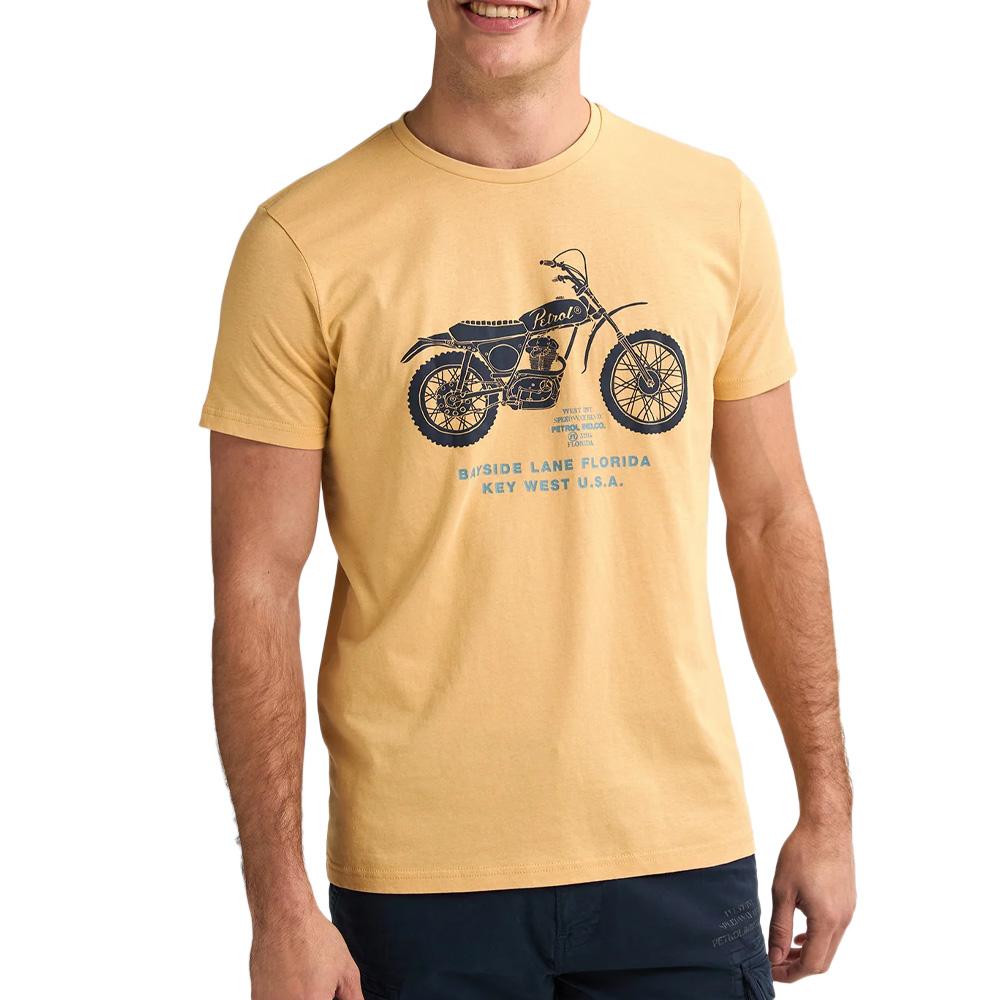 T-shirt Jaune Homme Petrol Industries Ocean pas cher
