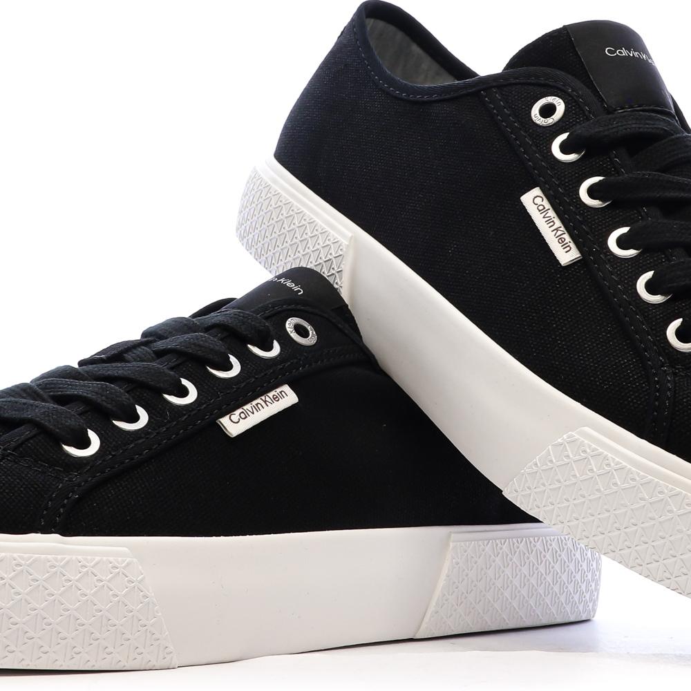 Baskets Noires Femme Calvin Klein Jeans Vulc Laceup vue 7