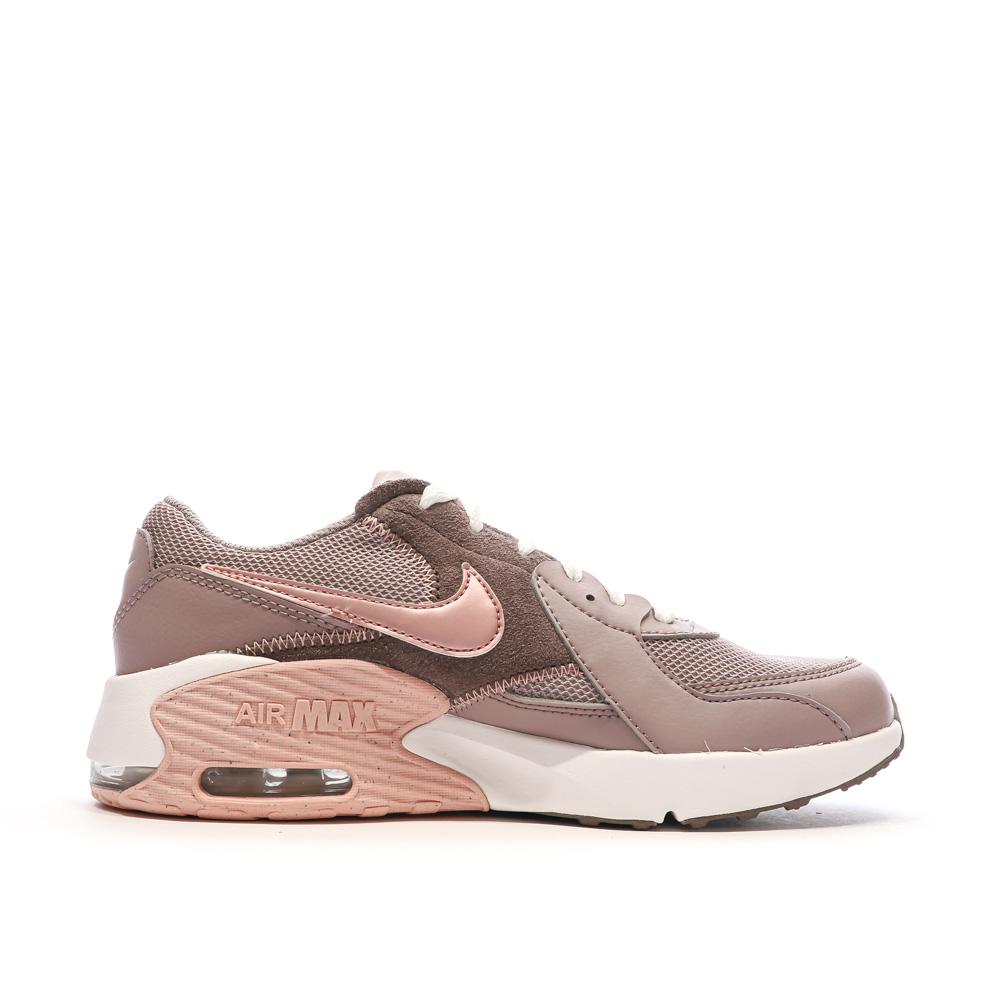 Baskets Mauve Femme Nike Air Max Excee vue 2