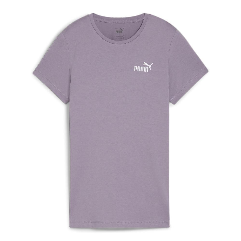 T-shirt Mauve/Blanc Femme Puma Ess+ Embroid pas cher