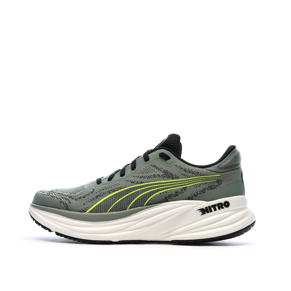 Chaussures de running Vert Homme Puma Magnify Nitro pas cher