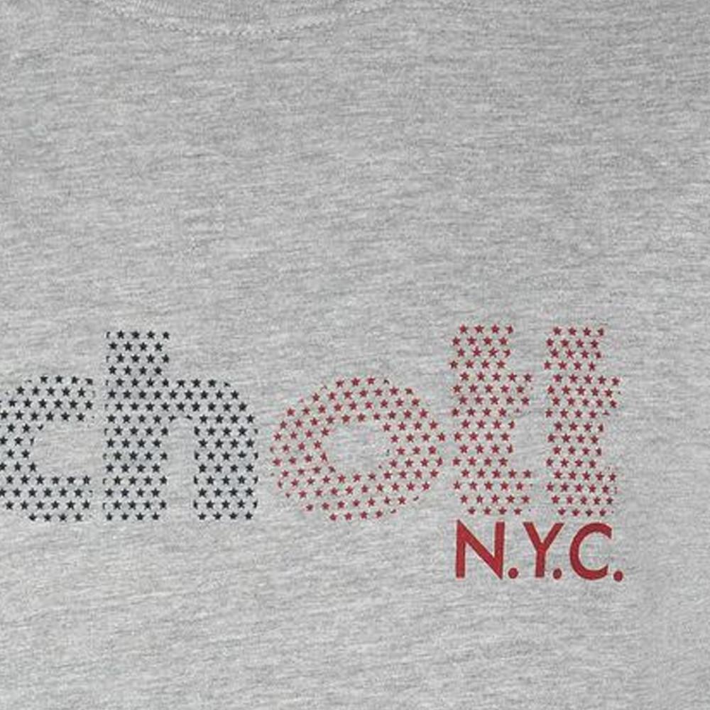 T-Shirt Gris Homme Schott TAR22 vue 3