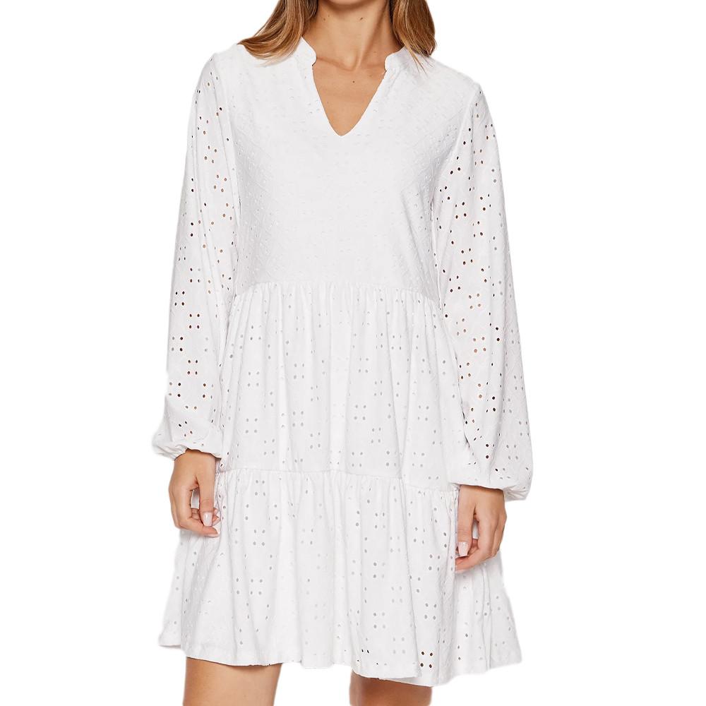 Robe Blanche Femme Vila Vikawa pas cher