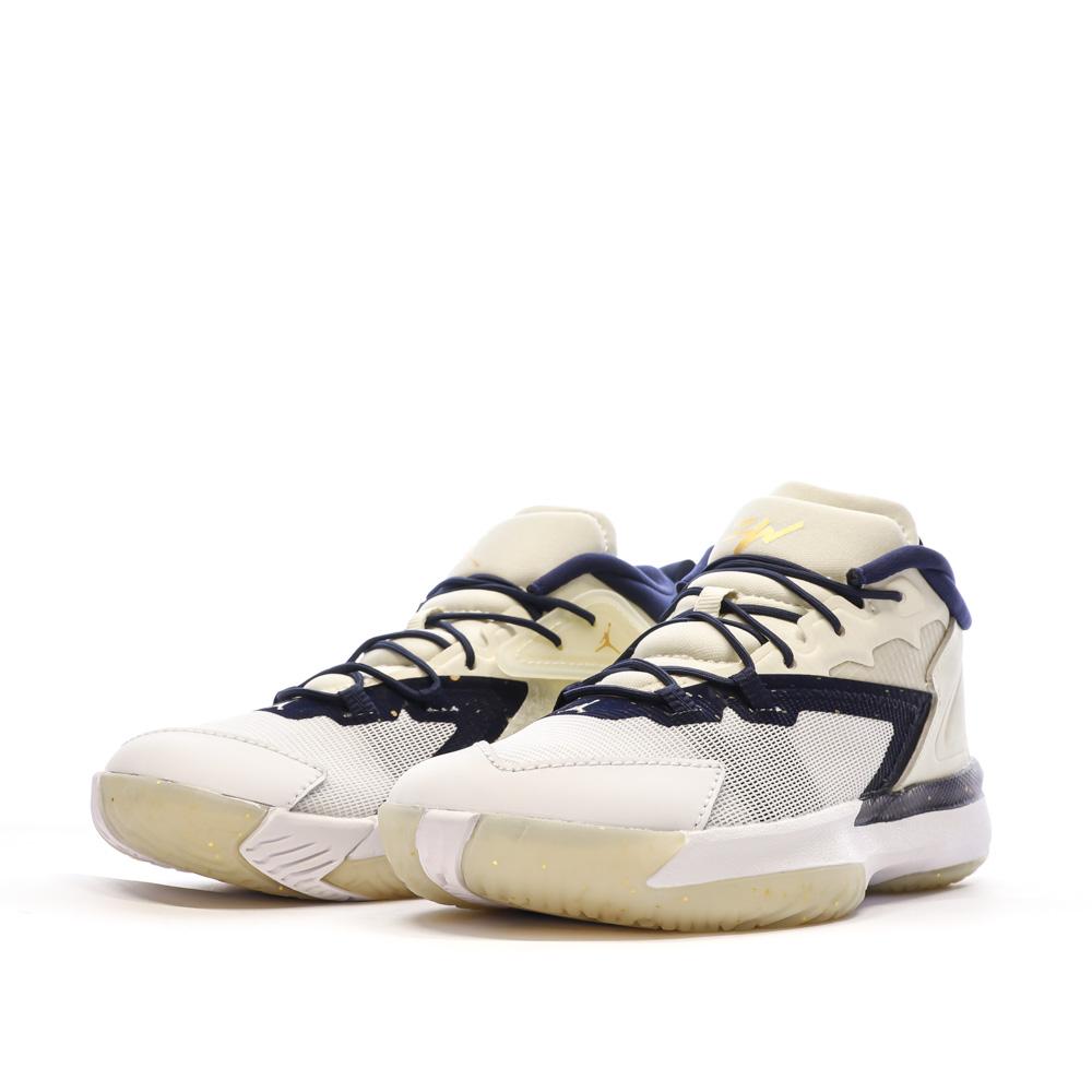 Chaussures de Basketball Beige/Bleu Garçon Nike Jordan Zion 1 vue 6
