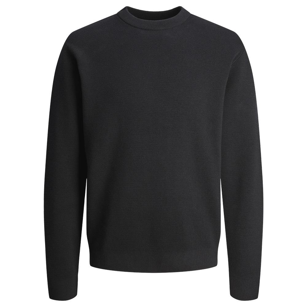 Pull Noir Homme Jack & Jones Stitch pas cher