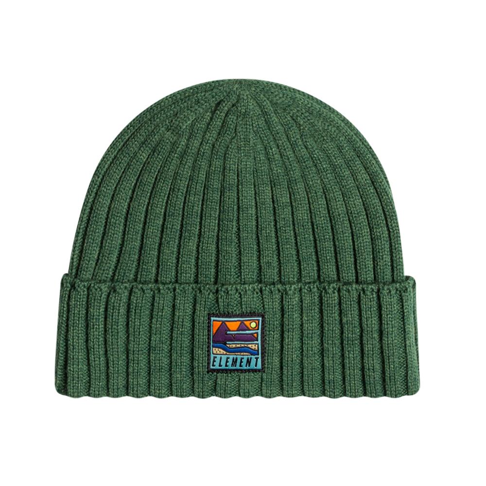 Bonnet Vert Foncé Marron Homme Element Trekka pas cher