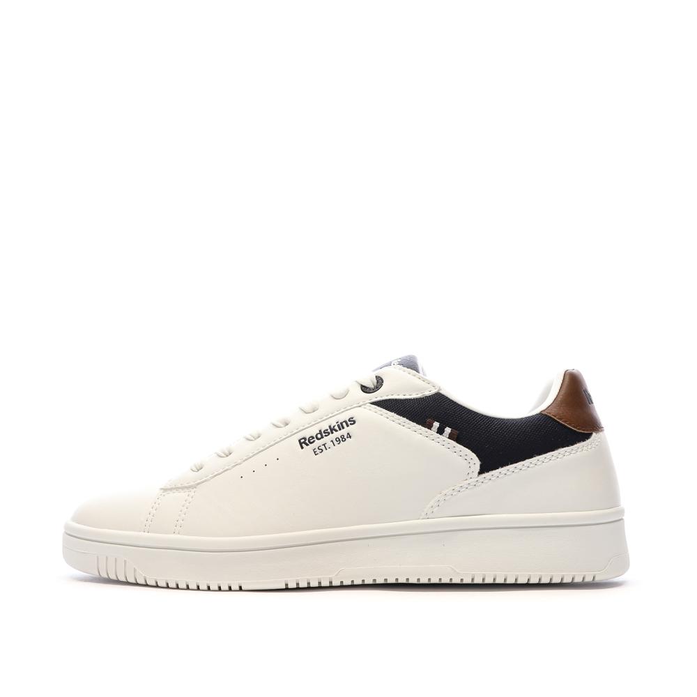 Baskets Blanches/Marines Homme Redskins Gunray pas cher