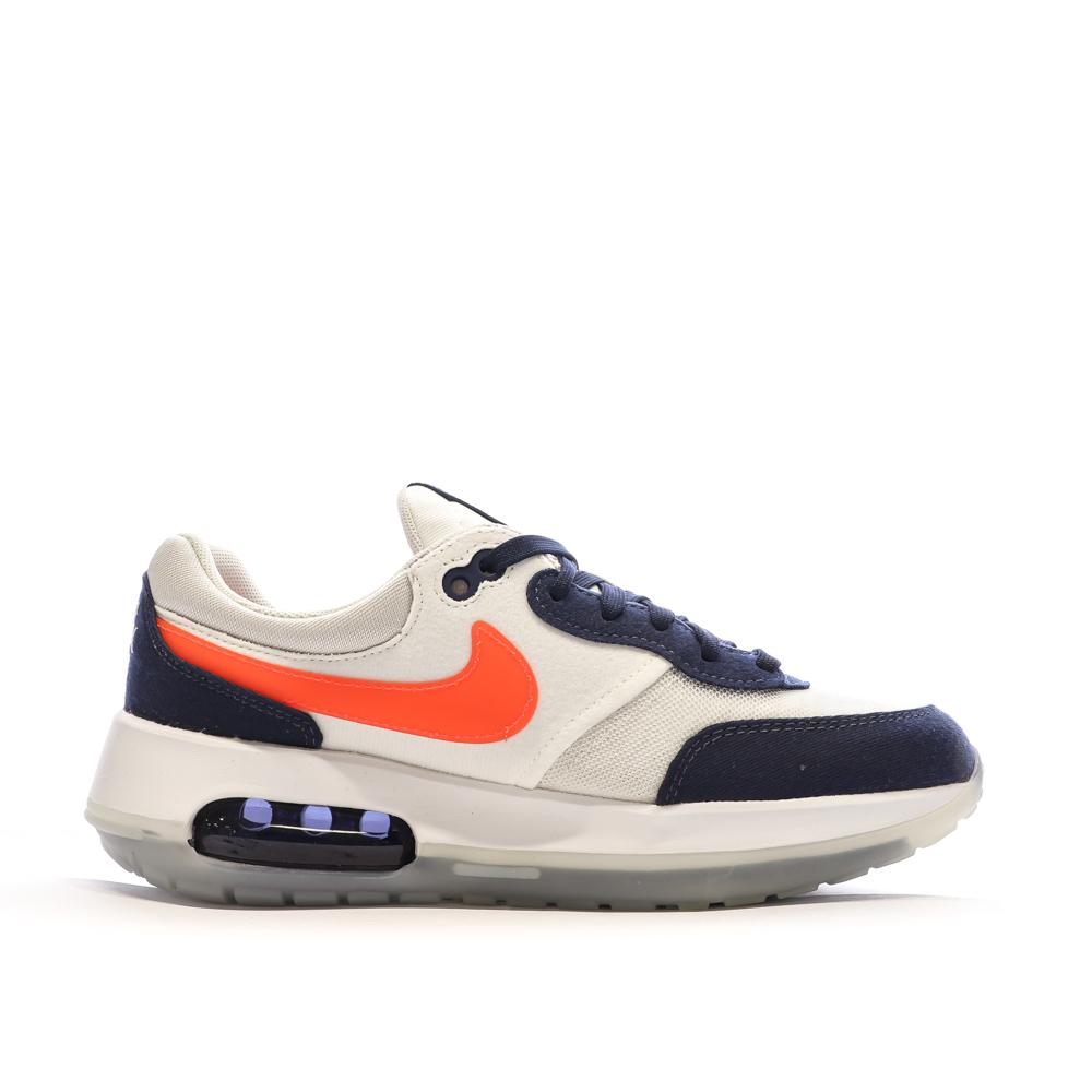Baskets Blanc/Noir/Orange Garçon Nike Air Max vue 2