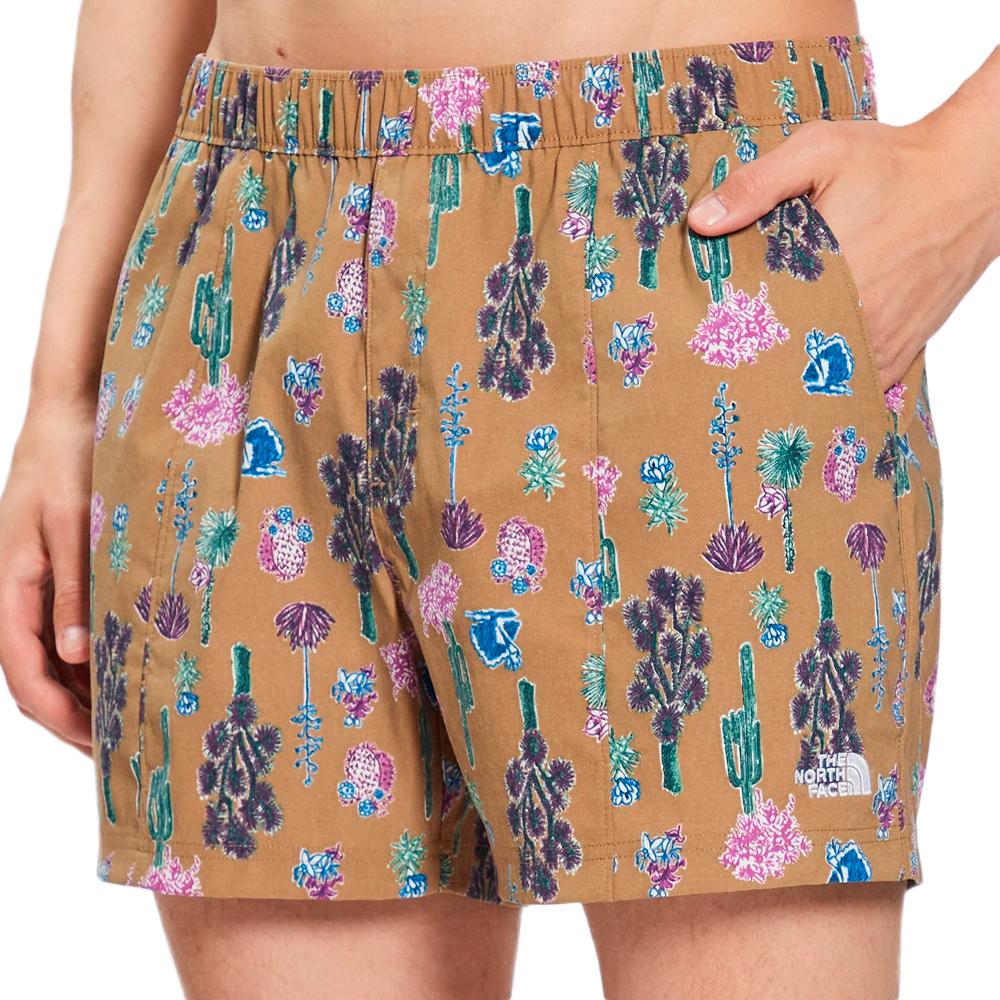 Short Kaki à Motifs Homme The North Face Class pas cher